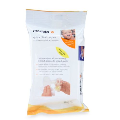 Medela® Quick Clean 24-Count Breastpump and Accessory Wipes