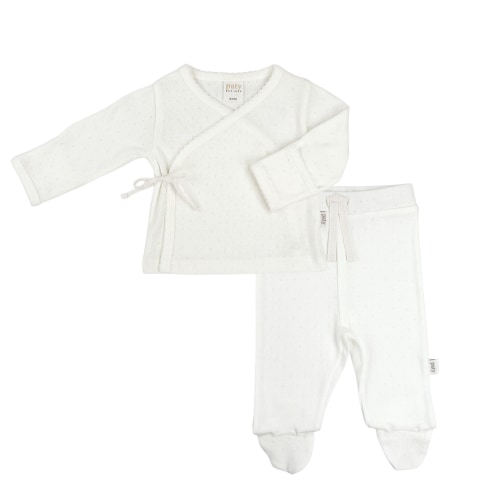 Paty Organic Cotton Pointelle Newborn Set