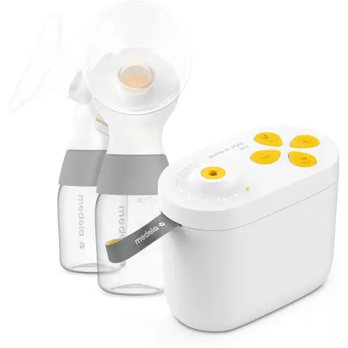 Medela New 2nd Gen Medela Pump in Style Pro Breast Pump, Clinically Proven Hospital-Efficiency, Compact Portable Double Electric Pump with Bottles and PersonalFit Plus Breast Shields
