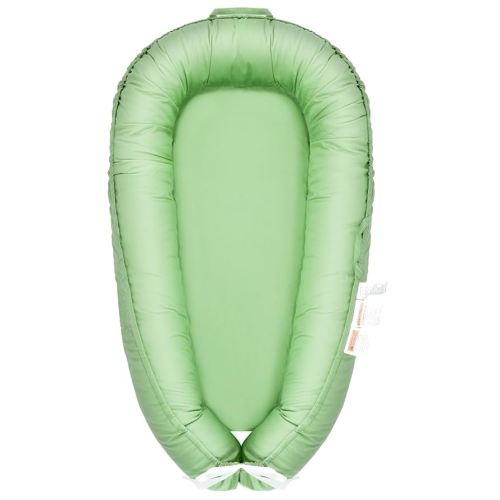 Baby Lounger, Infant Nest Cover, Newborn Lounger Cover Co Sleeper for Baby 0-24 Months, 100% Cotton Breathable Cosleeper for Baby in Bed, Soft Baby Essentials Gifts, Machine Washable (Green)