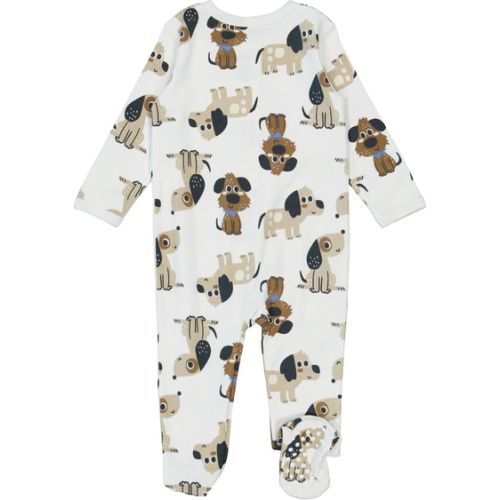 Cream Baby Cotton 2-Way Zip Romper | Best&Less™ Online