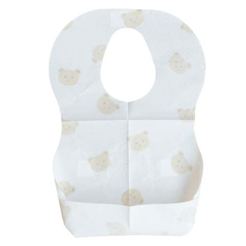 Pack of 50pcs Disposable Bibs for Babies Aged 6 Months to 2 Years Infant Bib