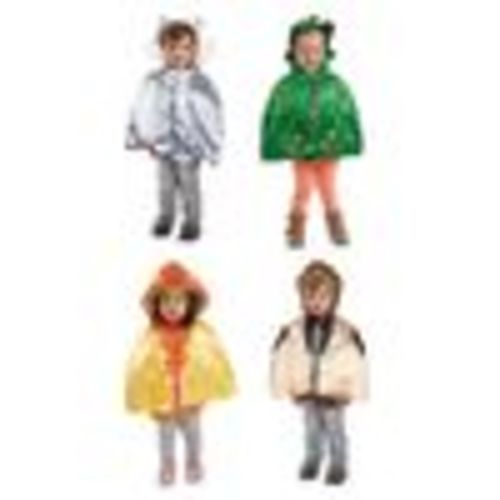 Excellerations® Toddler Animal Capes with Hoods Set of 4