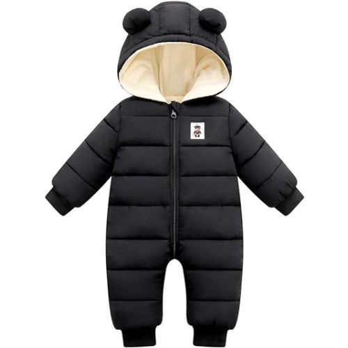 Cute Baby Boys Snowsuit New Born baby girls Winter Coat Toddler Clothes