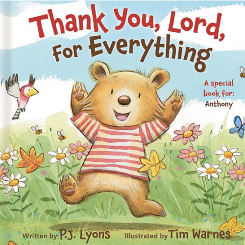 Thank You, Lord, For Everything Personalized Book