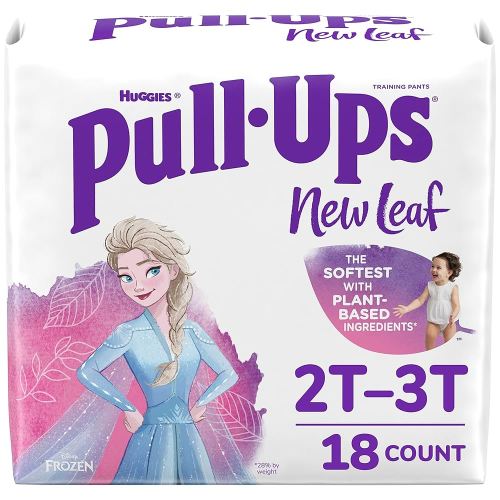 Pull-Ups New Leaf Girls' Disney Frozen Potty Training Pants, 2T-3T (16-34 lbs), 18 Ct