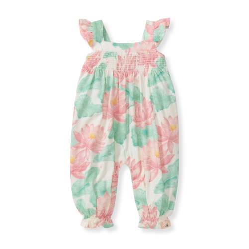 Lotus Pond Baby Girl Jumpsuit – Burt's Bees Baby