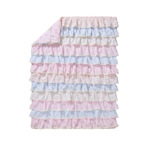 LoveShackFancy Prairie Ruffle Baby Quilt | Pottery Barn Kids