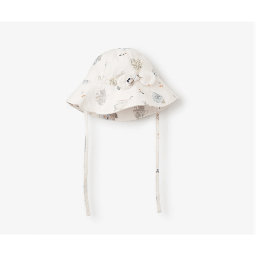Tea Party Organic Muslin Sunhat – Elegant Baby