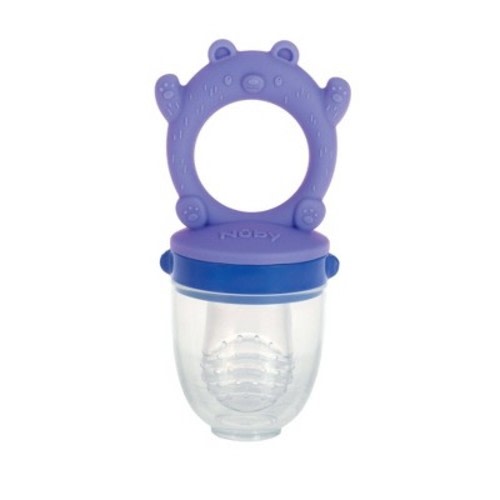 Nuby Silicone Feeder with Teether Handle - Bear