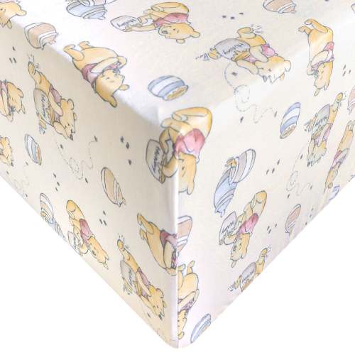 Premium Knit Fitted Crib Sheet - Hunny