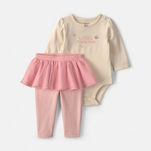 Baby Girl Carter's 2-Piece Long-Sleeve Bodysuit & Pant Set