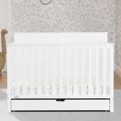 Simmons Kids Delta Children Logan 6-in-1 Convertible Crib with Underdrawer & Reviews | Wayfair