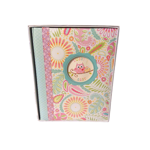 C.R. Gibson Baby Memory Book "Happy Girl"