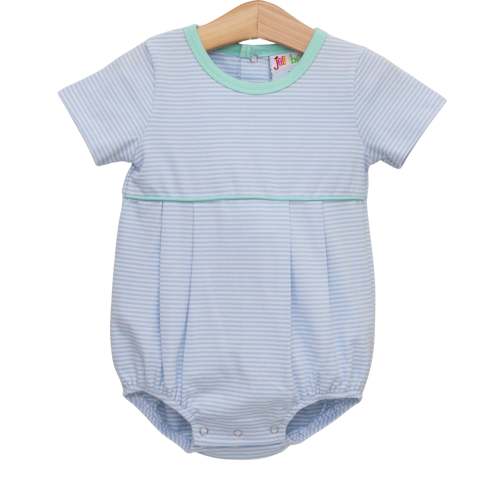 Lucas Bubble- Light Blue Stripe and Mint
