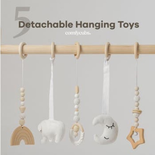 Wooden Baby Play Gym Set