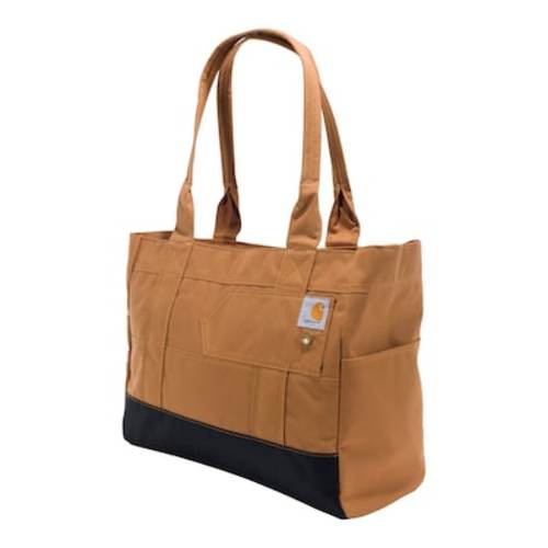Carhartt Horizontal Zip Tote 16.5-in X 13.5-in X 7.25-in Carhartt Brown Tote B000052821199 at Lowes.com