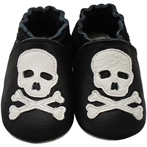 Mejale Baby Shoes Soft Sole Leather Moccasins Cartoon Butterfly Infant Toddler First Walker Slippers