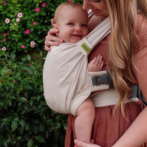 Boba Bliss Baby Wrap Carrier in Organic Stone – Boba Inc.