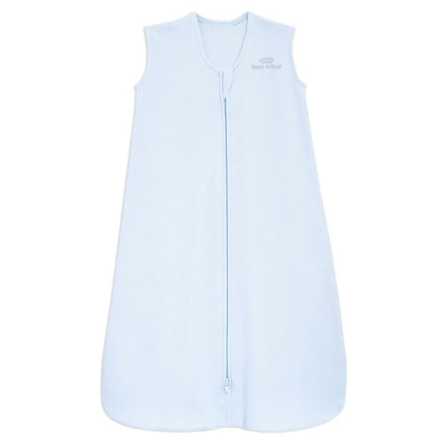 Blue Cotton Wearable Baby Blanket XL | HALO