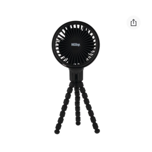 3-Speed Tripod Stroller Fan | Black