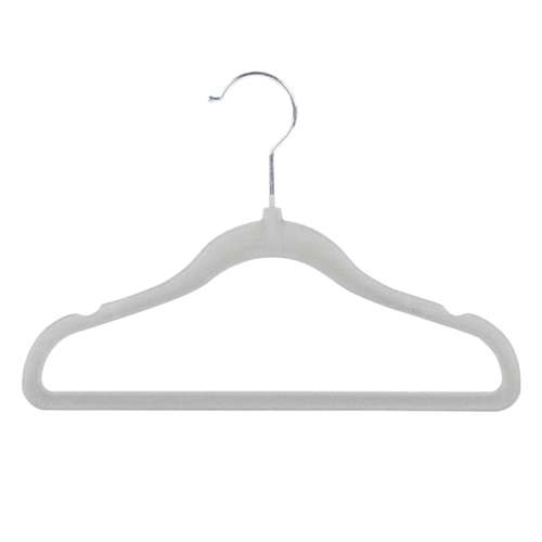 10-Pack Kids Flocked Hangers, Harbor Mist