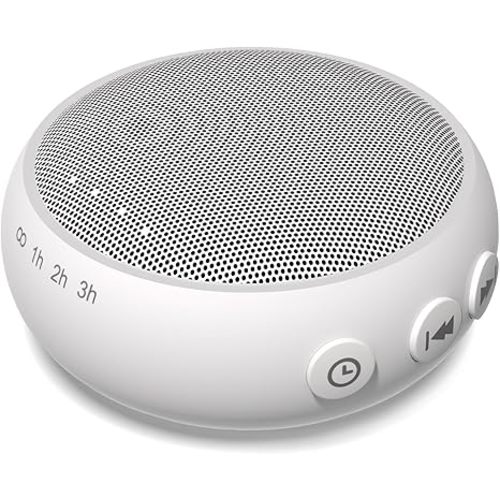 Small Sound Machine Mini White Noise Machine for Baby Kids Adult with 32 Soothing Sounds 32 Volume Levels Sleep Brown Noise Machine for Travel Office Privacy with 4 Timer & Memory