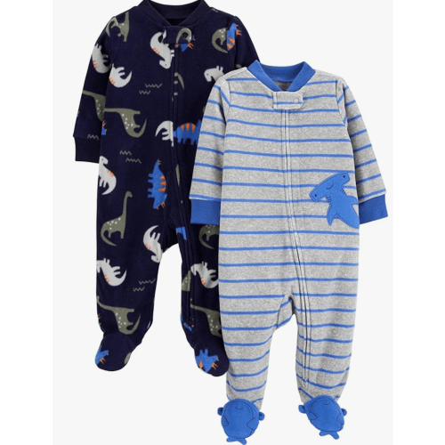 Simple Joys by Carter's baby-boys 2-pack Fleece Footed Sleep and PlayBaby and Toddler Sleepers