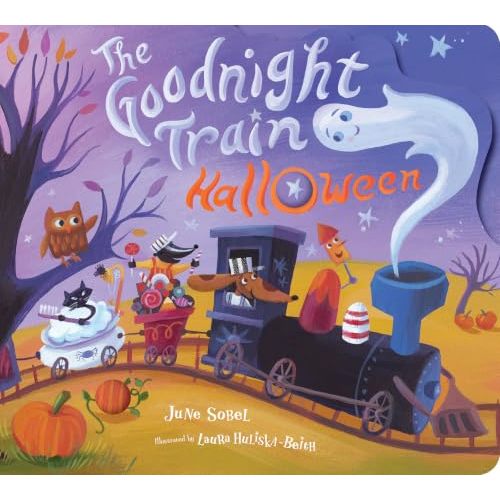 Goodnight Train Halloween: A Cozy Bedtime Book for Celebrating Halloween Featuring Friendly Ghosts, Costumes, and Jack-O-Lanterns (The Goodnight Train, 4)