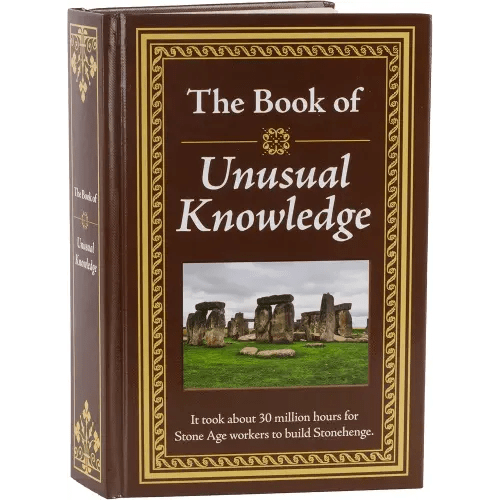 The Book of Unusual Knowledge: Big Book of Fascinating Facts & Information | Hardcover Gift for Trivia Buffs, Curious Minds, Adults, Dad & Knowledge Seekers