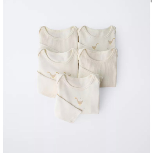 FIVE-PACK OF GEESE BODYSUITS - Ecru | ZARA United States