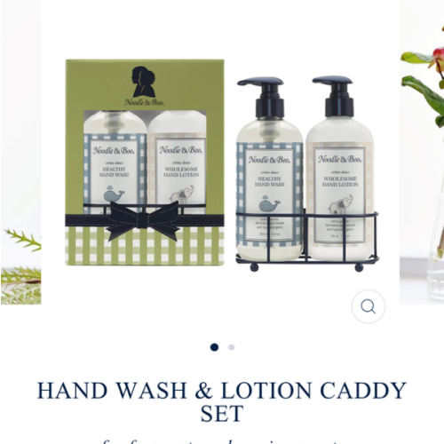 Hand Wash & Lotion Caddy Set – Noodle & Boo