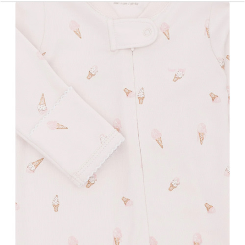Ice Cream Zipper Footie
