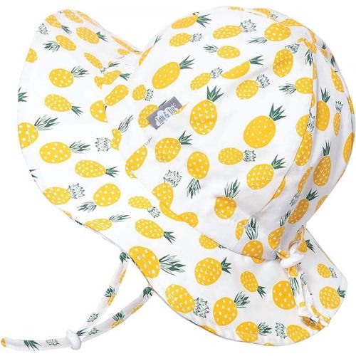 JAN & JUL 50+ UPF Cotton Sun Hat with Wide Brim for Toddler Girls