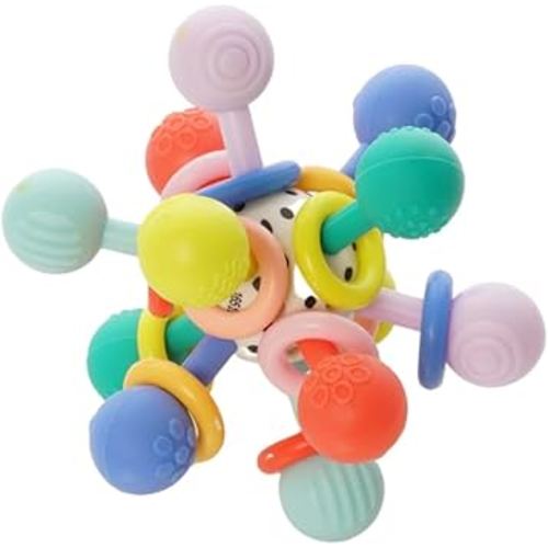 Manhattan Toy Atom Colorpop Rattle & Teether Grasping Activity Baby Toy