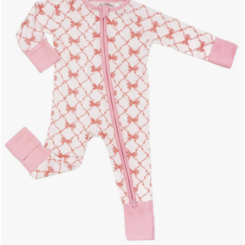 LollyBanks Baby Pajamas, 2-Way Zipper Romper, 95% Viscose Made from Bamboo and 5% Spandex, Baby Sleepers