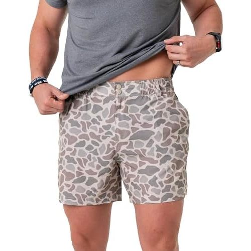 BURLEBO Men’s Everyday Shorts – Lightweight Casual Shorts with Stretch Fabric and Functional Pockets