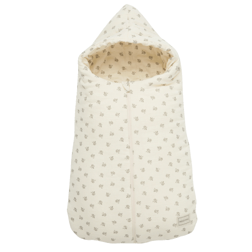 Oval Carrycot Footmuff Blossom Blue - winter · Minicoton