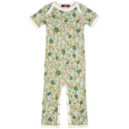 Bamboo Romper Blue Floral