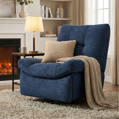 Nouhaus Inc Nouhaus Swivel Rocker Recline, Rocking Recliner Chair With Usb And Type-c Ports, Glider Rocking Recliners Chairs For Nursery, Living Room | Wayfair