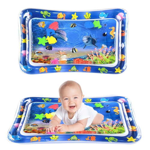 Inflatable Baby Water Cushion,Fun Early Development Activity Play Center for Newborn