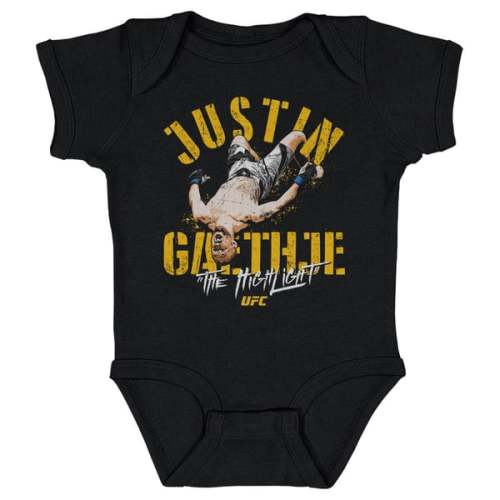 Infant 500 Level Black Justin Gaethje Bodysuit