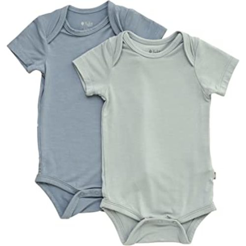 KYTE BABY Bodysuit – Unisex Bodysuits - Short Sleeve Baby Bodysuits Made from Bamboo Rayon Material, 2-Pack