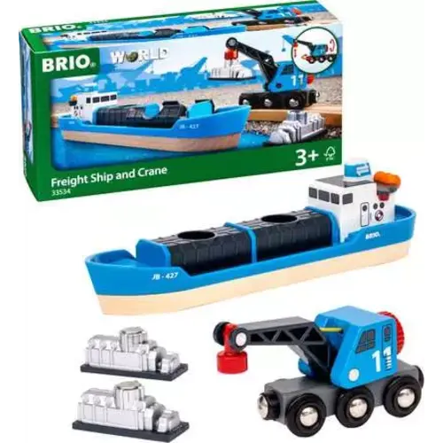 BRIO | Freight Ship & Crane