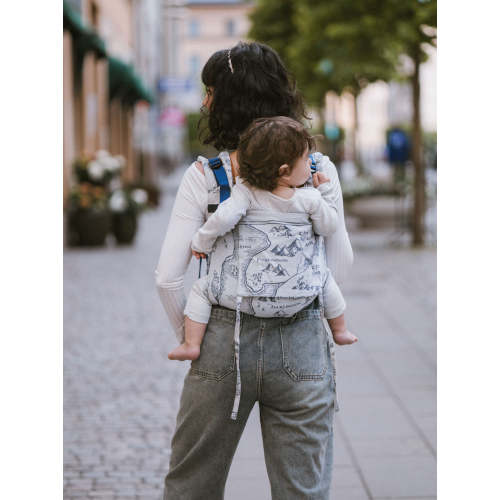 Oscha Slings Realm of Middle-earth Ink Onbuhimo Baby Carrier - Realm of Middle-earth Ink Onbuhimo Baby Carrier