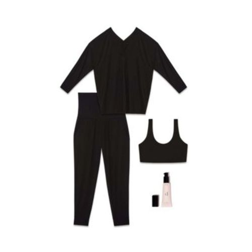 Essential Hospital Departure Gift Set-Includes Visitor Top, Over/Under Easy Pant, Skin to Skin Bra, Nipple+Lip