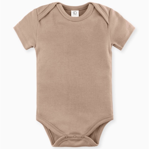 3-6 Month Organic Cotton Short Sleeve Bodysuit