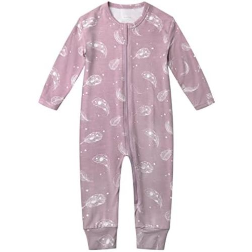 Owlivia Rayon from Bamboo Baby Footless Pajamas, Boys and Girls Zip up Sleep and Play, Long-Sleeve Coveralls