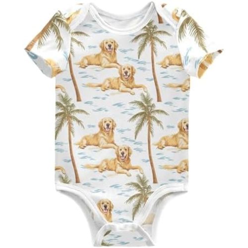 vvfelixl Baby Girls' Bodysuits Champagne Bottle Short Sleeve Cotton Baby Boy Clothes for 0-3 Months