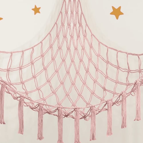 Stuffed Animal Storage Hammock or Net Corner - Large Toy Hammock Net for Stuffed Animals Room Decor - Cute Stuff Animal Organizer Plush Holder - Kids Baby Nursery Essentials Wall Bedroom Home Decor